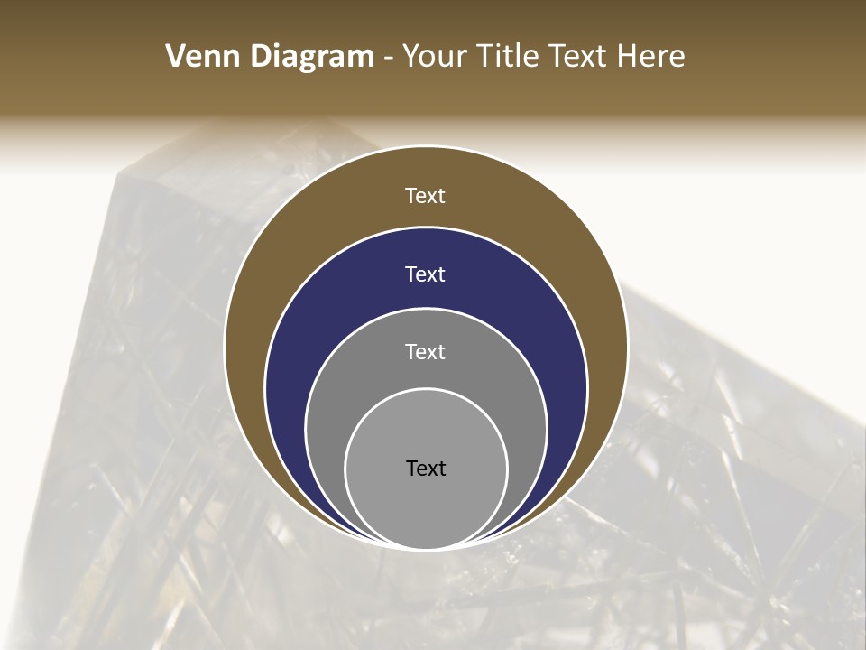 Mineral Black Close Up View PowerPoint Template