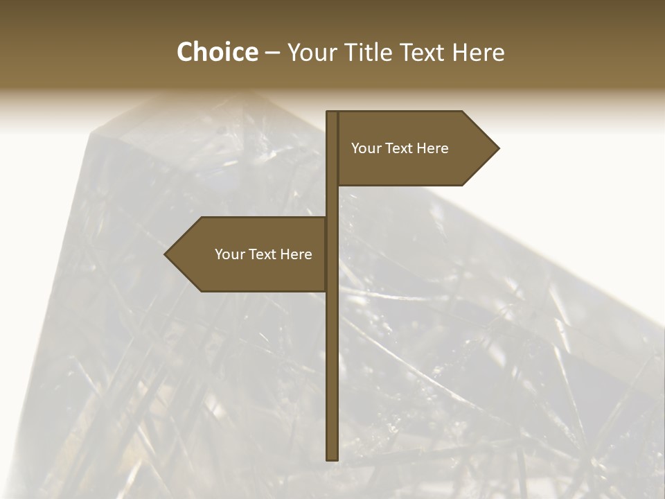 Mineral Black Close Up View PowerPoint Template