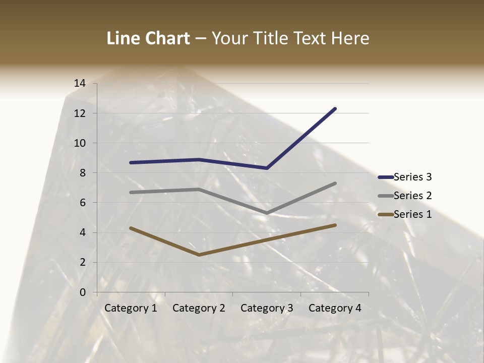 Mineral Black Close Up View PowerPoint Template