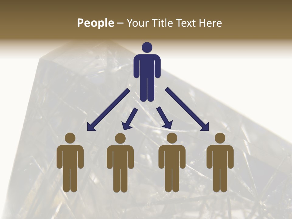 Mineral Black Close Up View PowerPoint Template