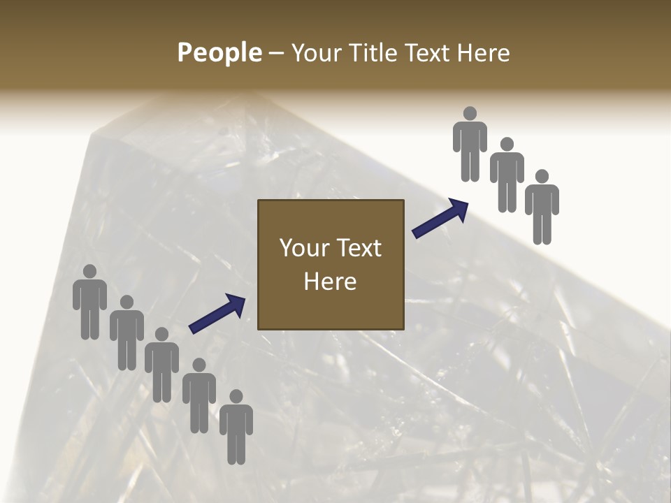 Mineral Black Close Up View PowerPoint Template