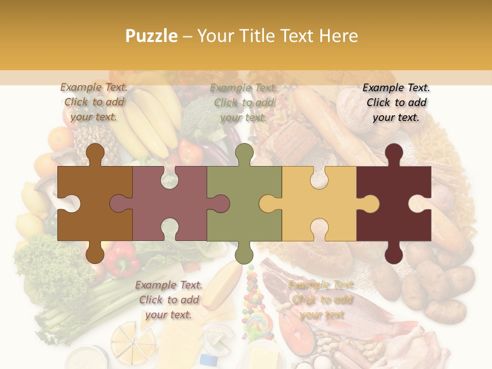 Protein Poultry Food Pyramid PowerPoint Template