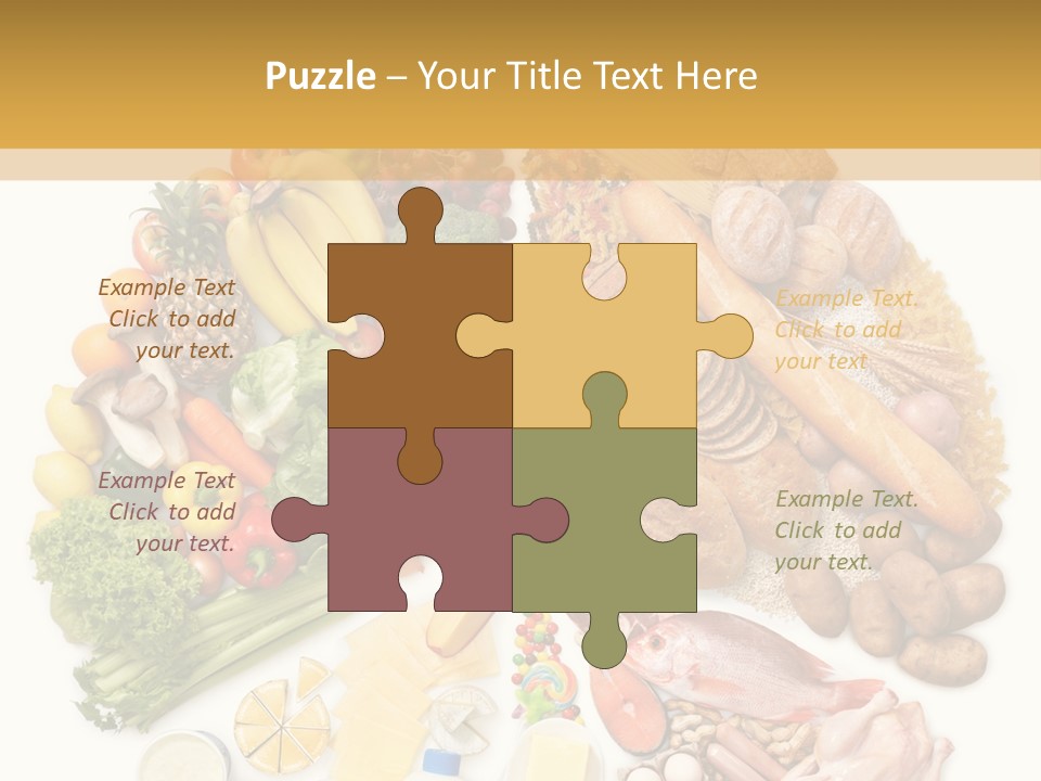 Protein Poultry Food Pyramid PowerPoint Template