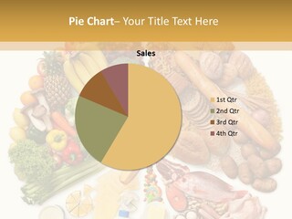 Protein Poultry Food Pyramid PowerPoint Template