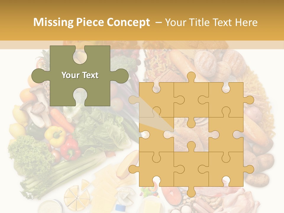 Protein Poultry Food Pyramid PowerPoint Template