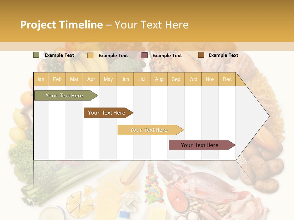 Protein Poultry Food Pyramid PowerPoint Template