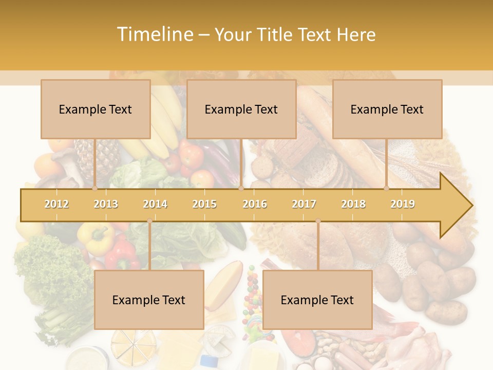 Protein Poultry Food Pyramid PowerPoint Template