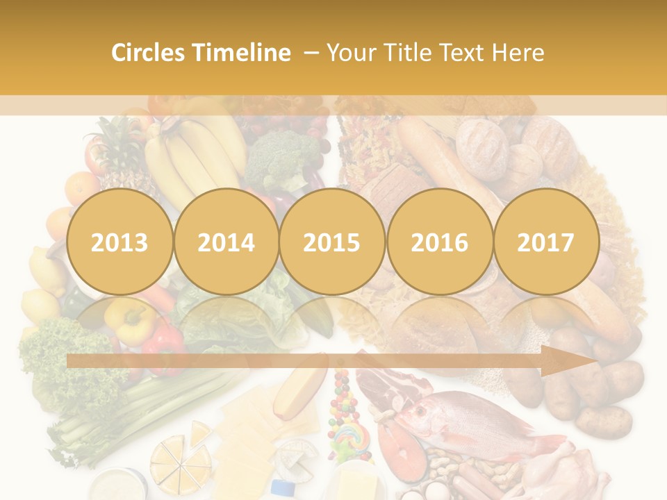 Protein Poultry Food Pyramid PowerPoint Template