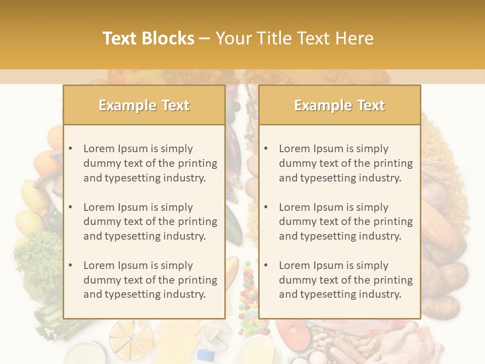 Protein Poultry Food Pyramid PowerPoint Template
