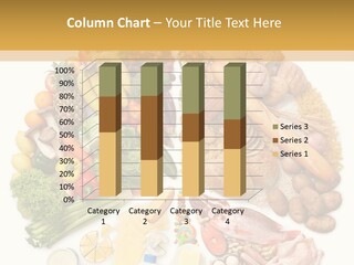 Protein Poultry Food Pyramid PowerPoint Template