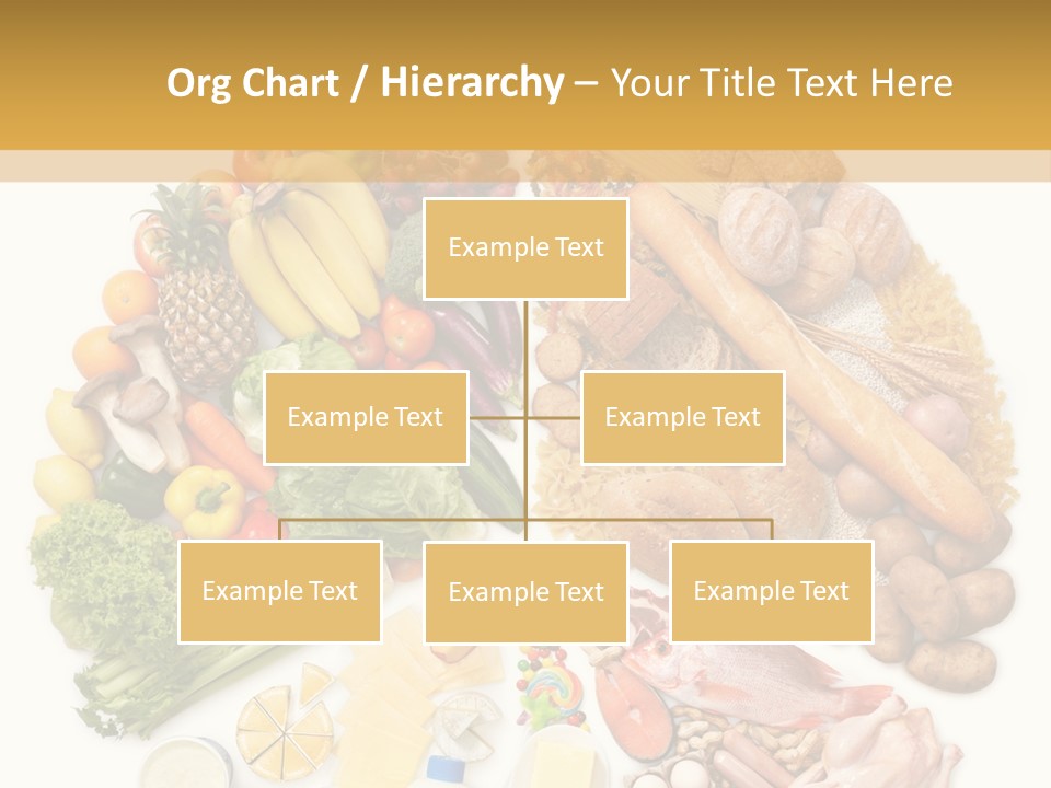 Protein Poultry Food Pyramid PowerPoint Template