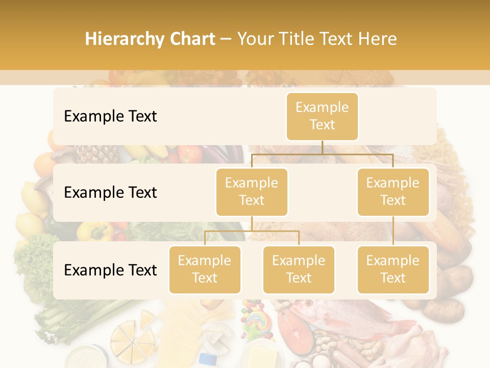 Protein Poultry Food Pyramid PowerPoint Template