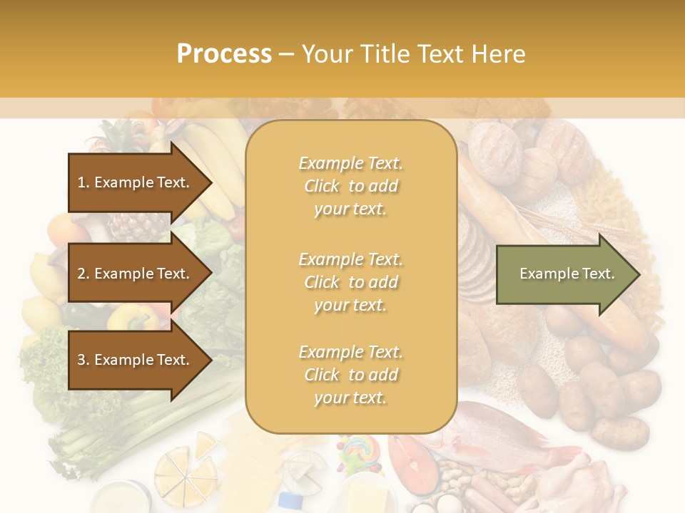 Protein Poultry Food Pyramid PowerPoint Template
