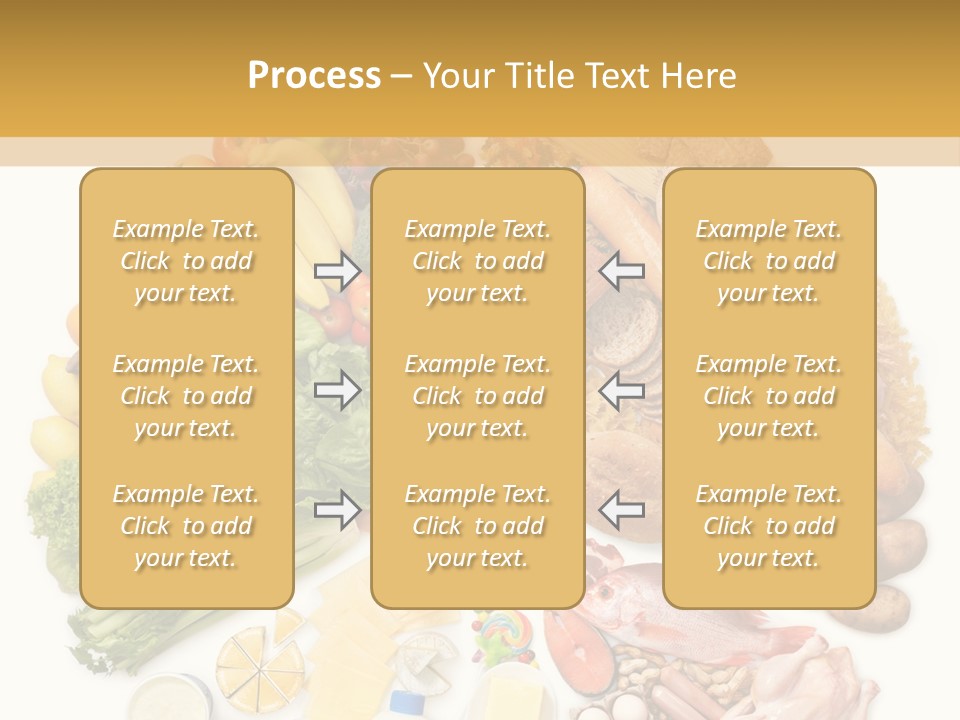 Protein Poultry Food Pyramid PowerPoint Template
