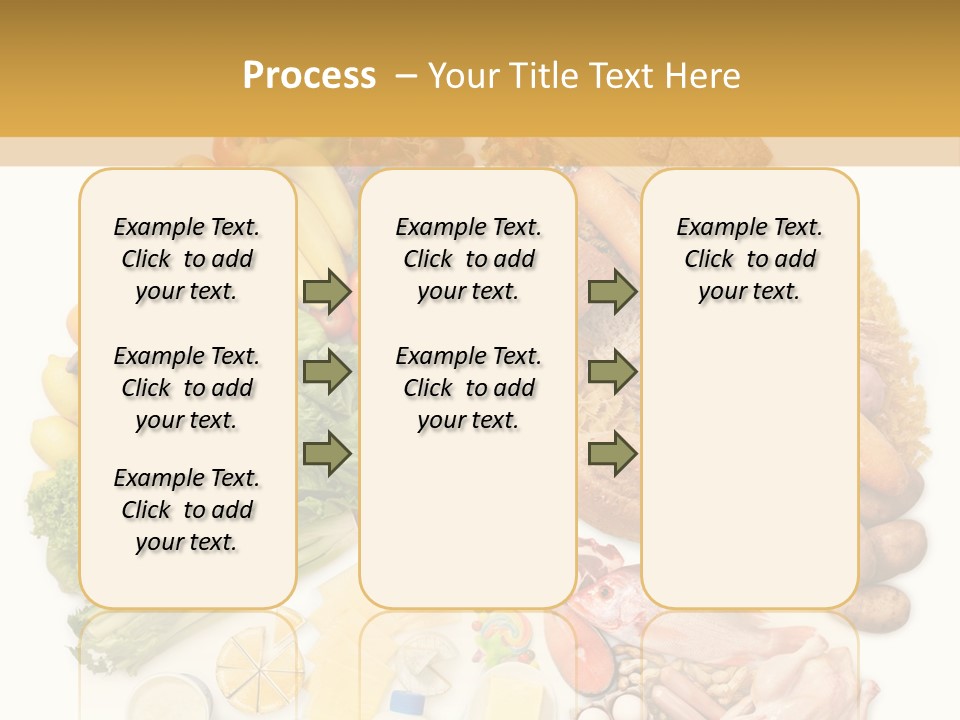 Protein Poultry Food Pyramid PowerPoint Template