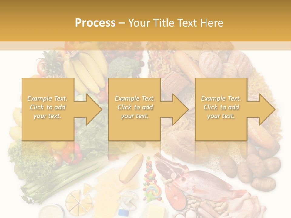Protein Poultry Food Pyramid PowerPoint Template