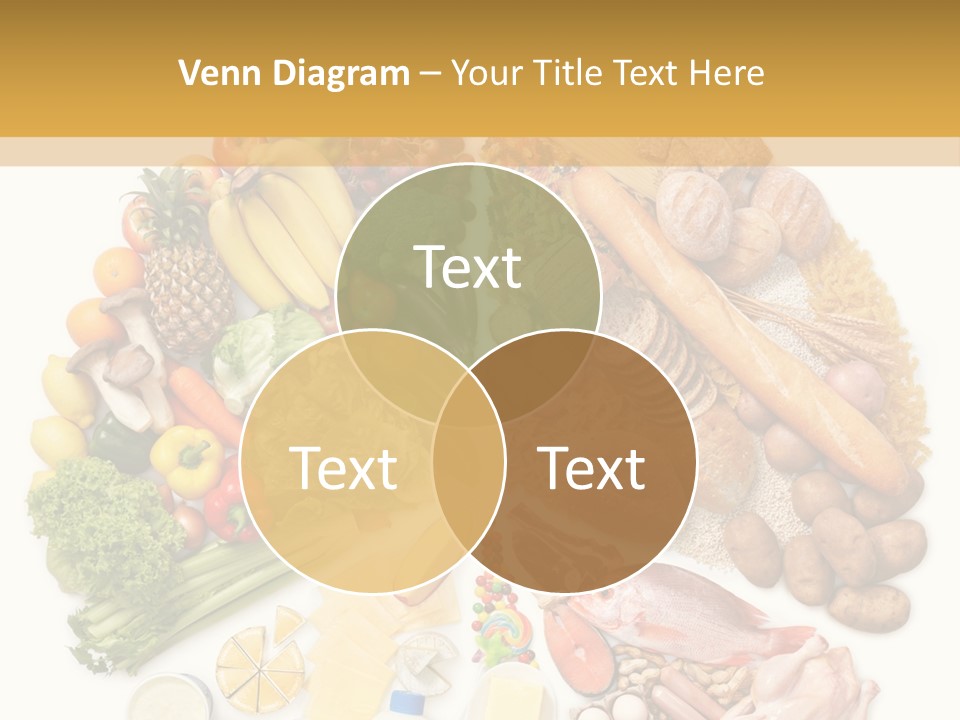 Protein Poultry Food Pyramid PowerPoint Template