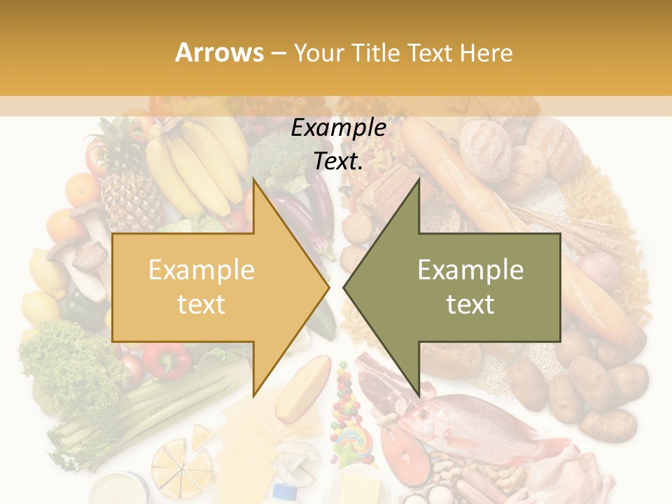 Protein Poultry Food Pyramid PowerPoint Template