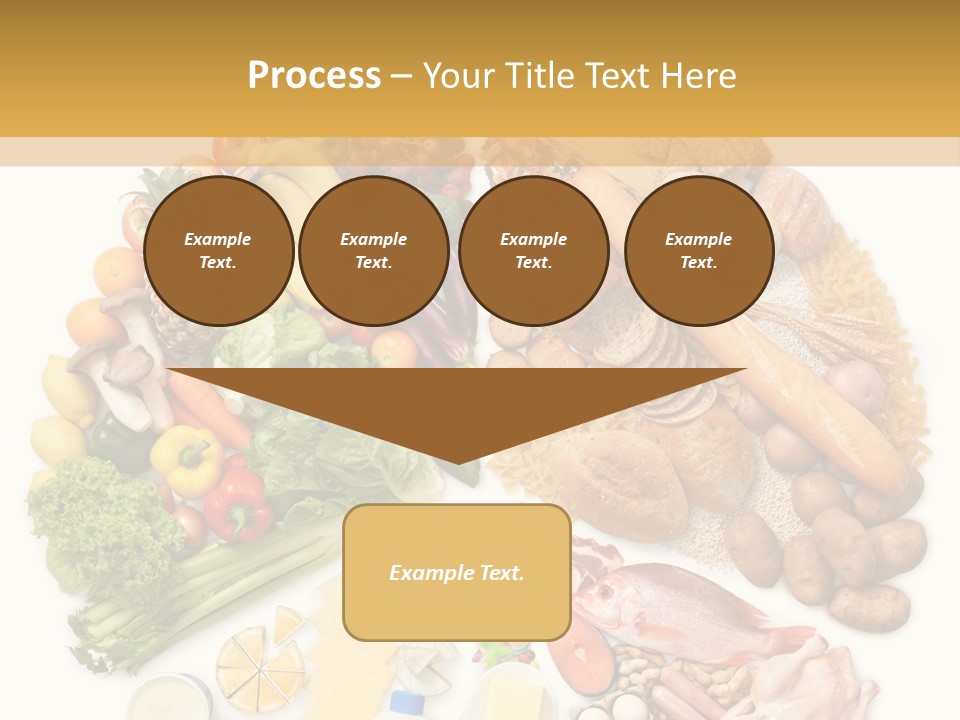 Protein Poultry Food Pyramid PowerPoint Template