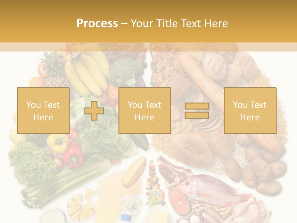 Protein Poultry Food Pyramid PowerPoint Template