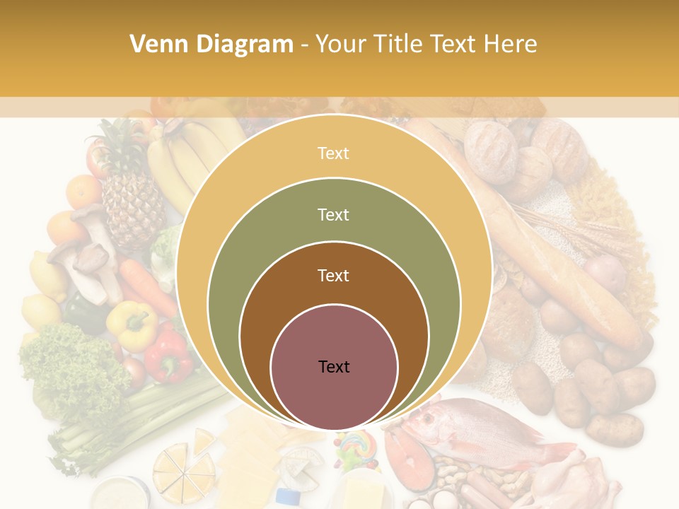 Protein Poultry Food Pyramid PowerPoint Template