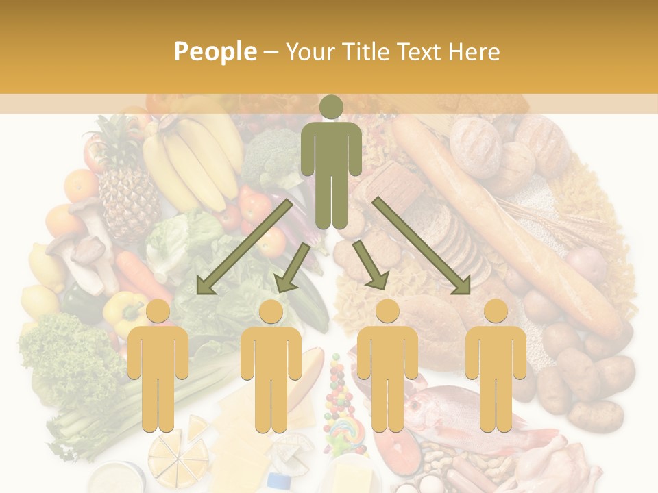 Protein Poultry Food Pyramid PowerPoint Template