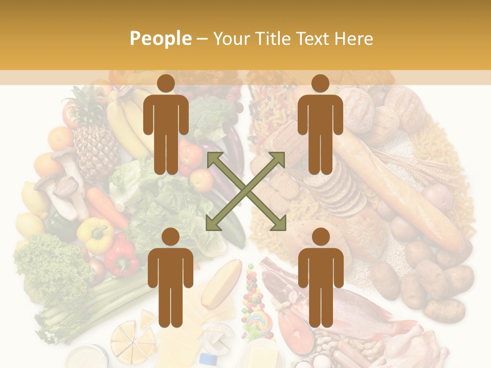 Protein Poultry Food Pyramid PowerPoint Template