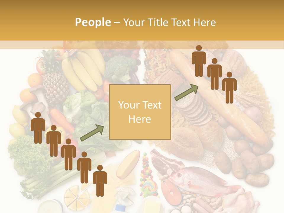 Protein Poultry Food Pyramid PowerPoint Template