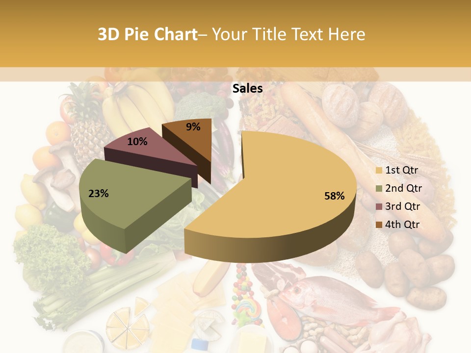 Protein Poultry Food Pyramid PowerPoint Template