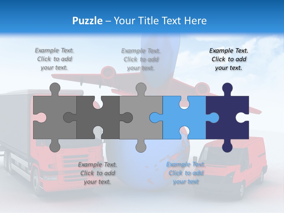 Shipping Transportation Global PowerPoint Template