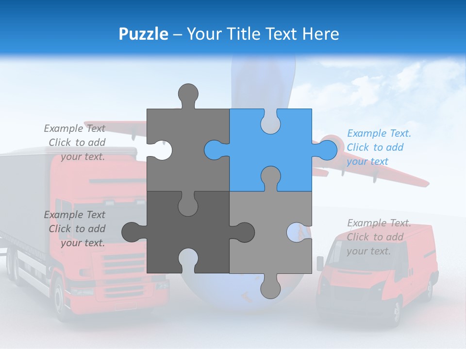 Shipping Transportation Global PowerPoint Template