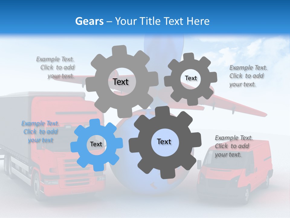 Shipping Transportation Global PowerPoint Template
