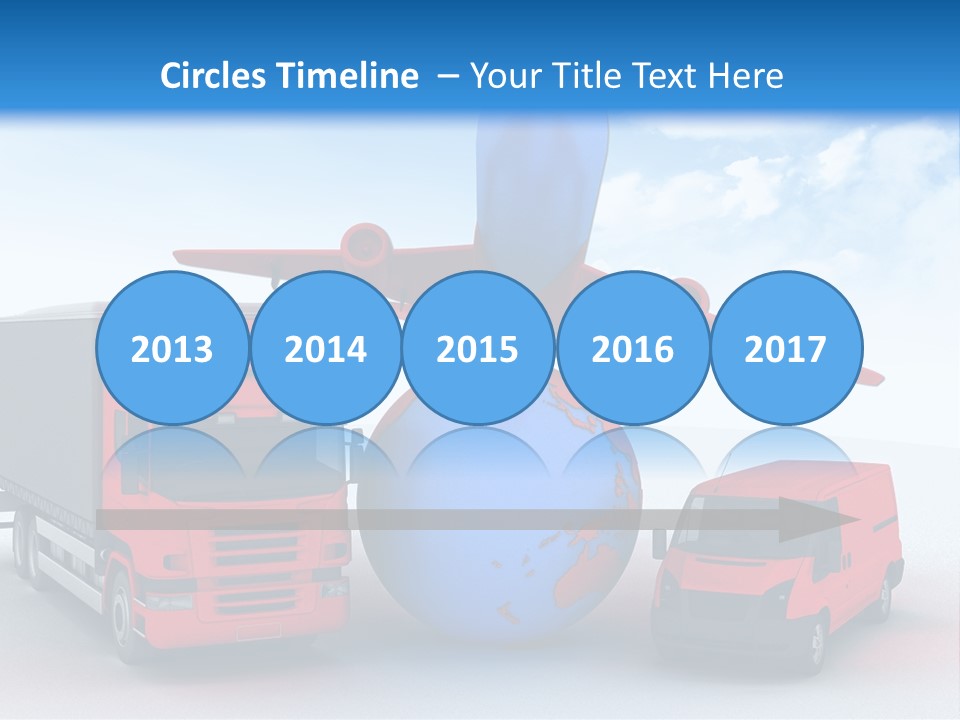 Shipping Transportation Global PowerPoint Template