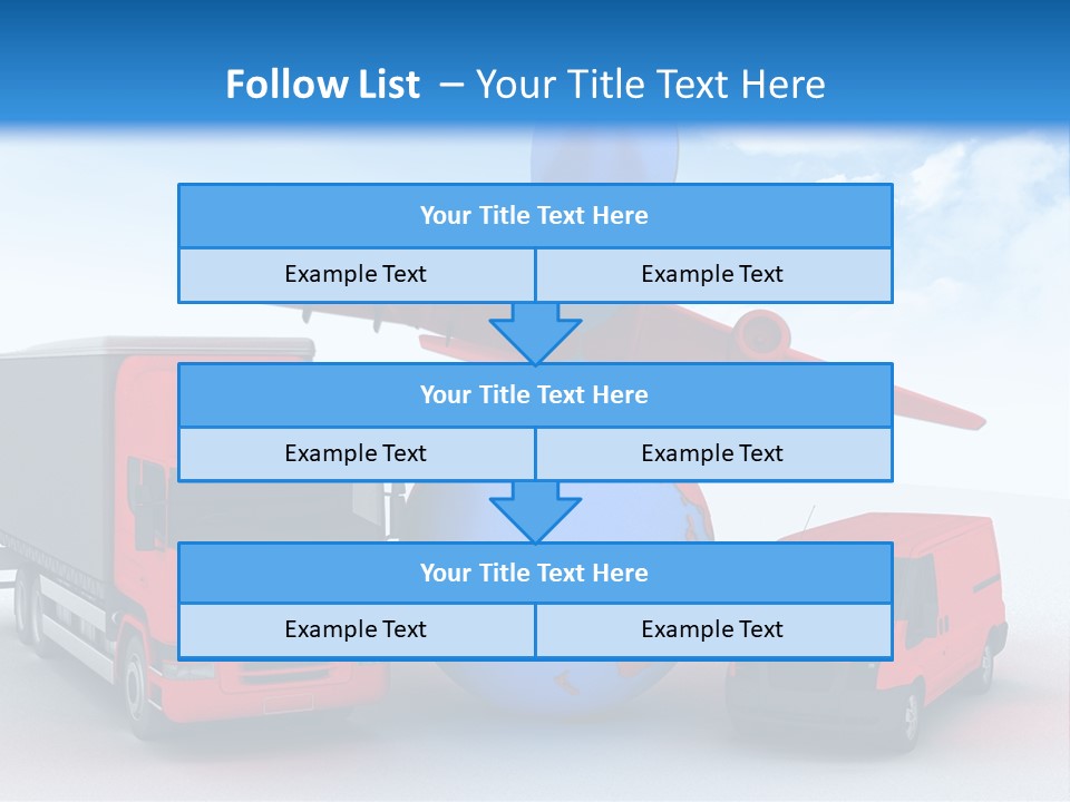 Shipping Transportation Global PowerPoint Template