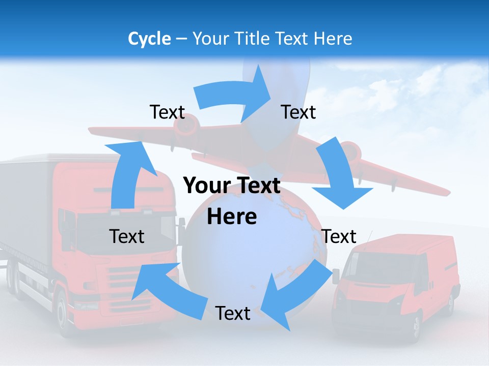 Shipping Transportation Global PowerPoint Template