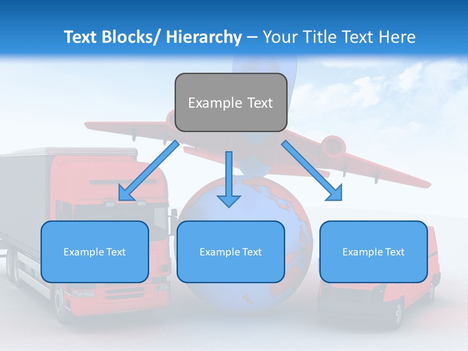 Shipping Transportation Global PowerPoint Template