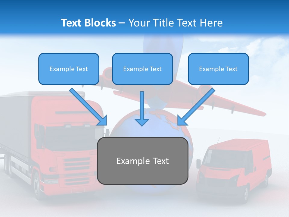Shipping Transportation Global PowerPoint Template