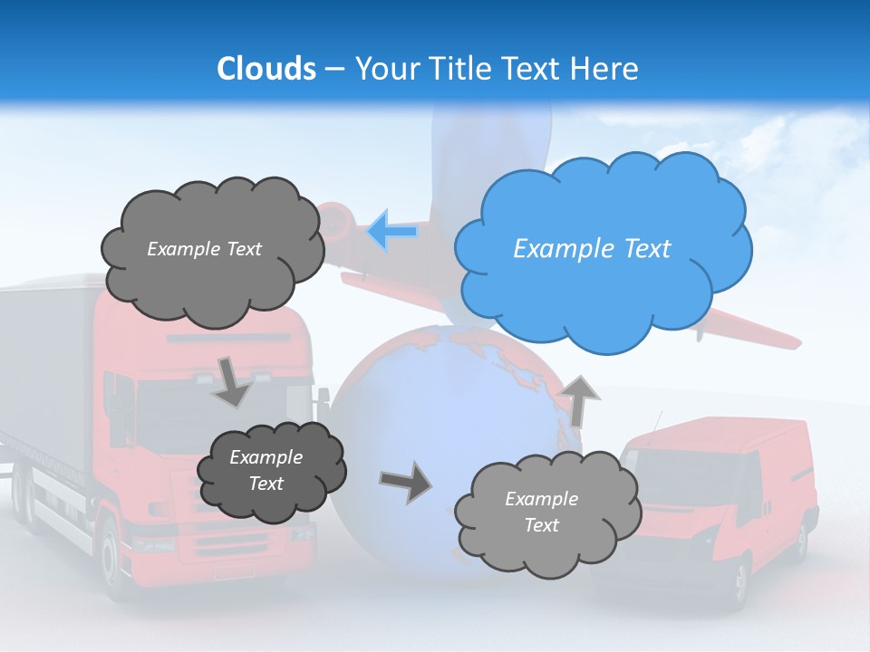 Shipping Transportation Global PowerPoint Template