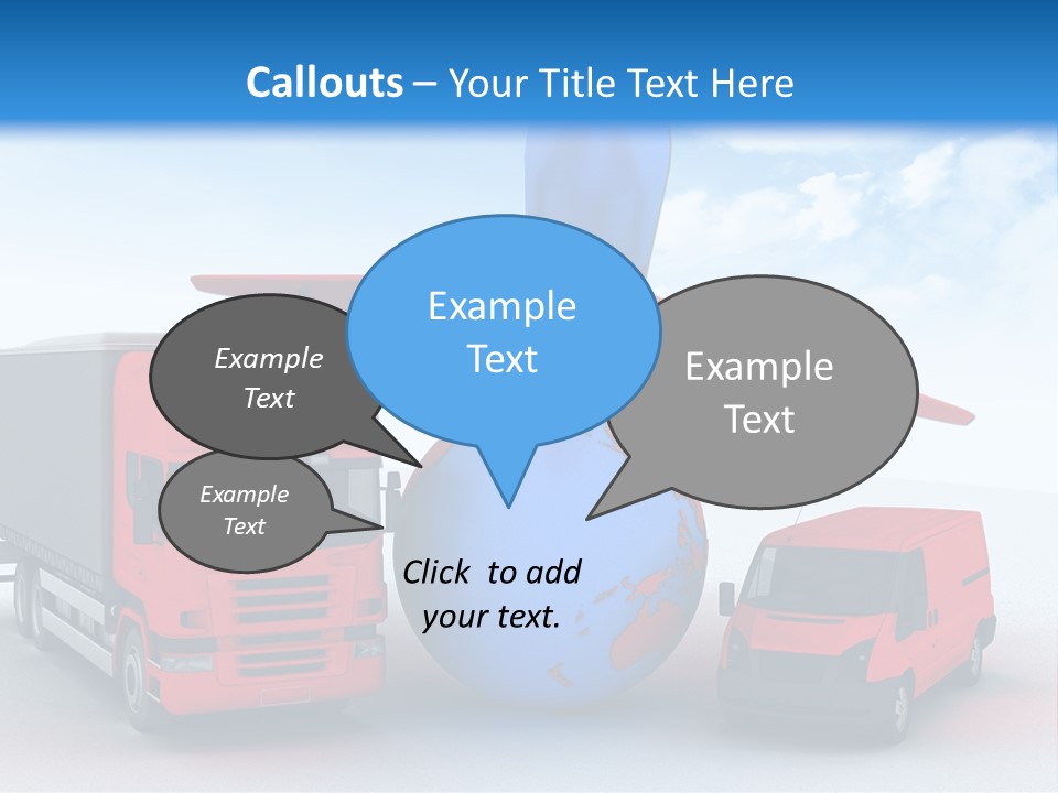 Shipping Transportation Global PowerPoint Template