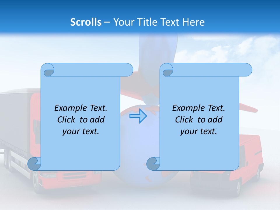 Shipping Transportation Global PowerPoint Template