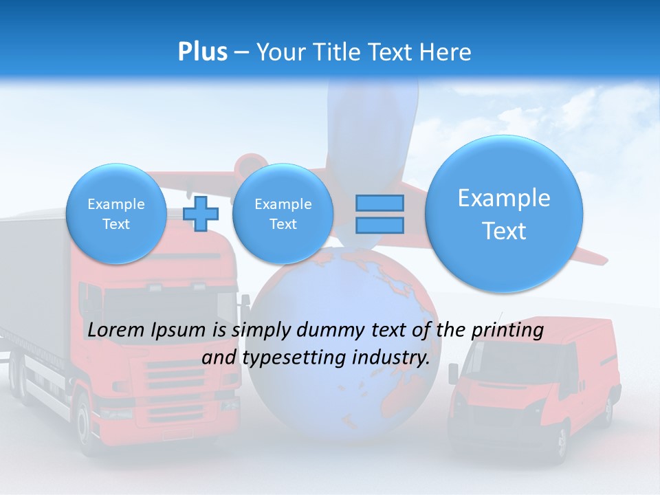 Shipping Transportation Global PowerPoint Template