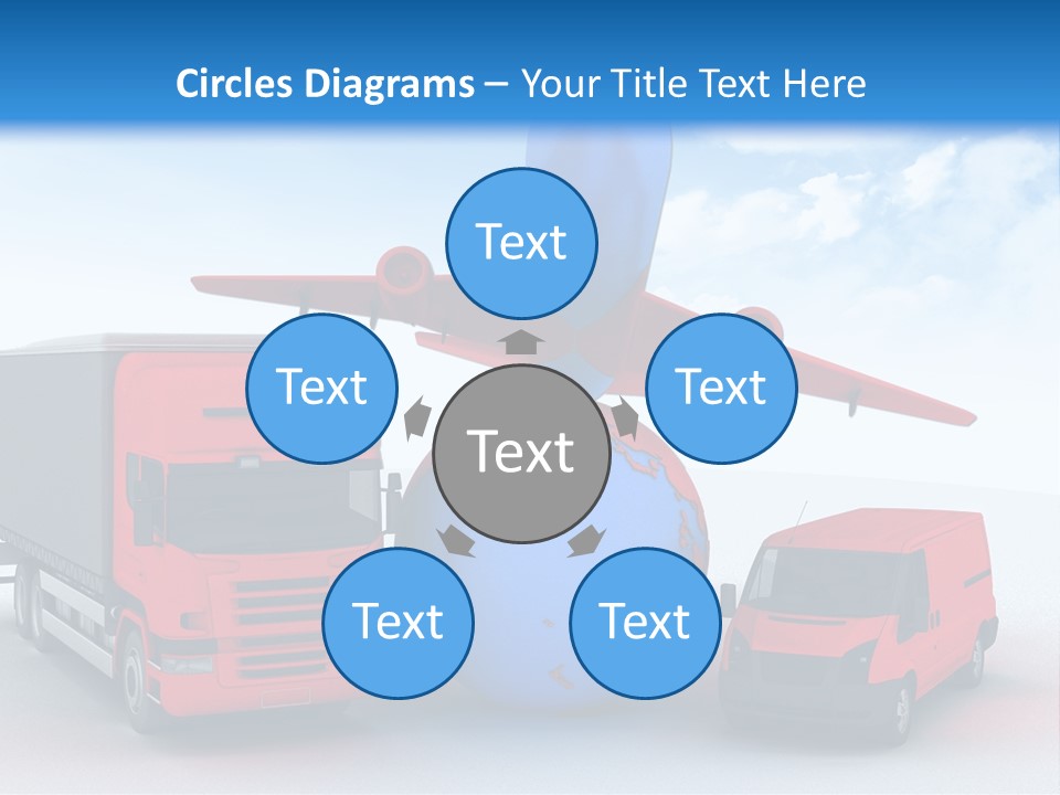 Shipping Transportation Global PowerPoint Template