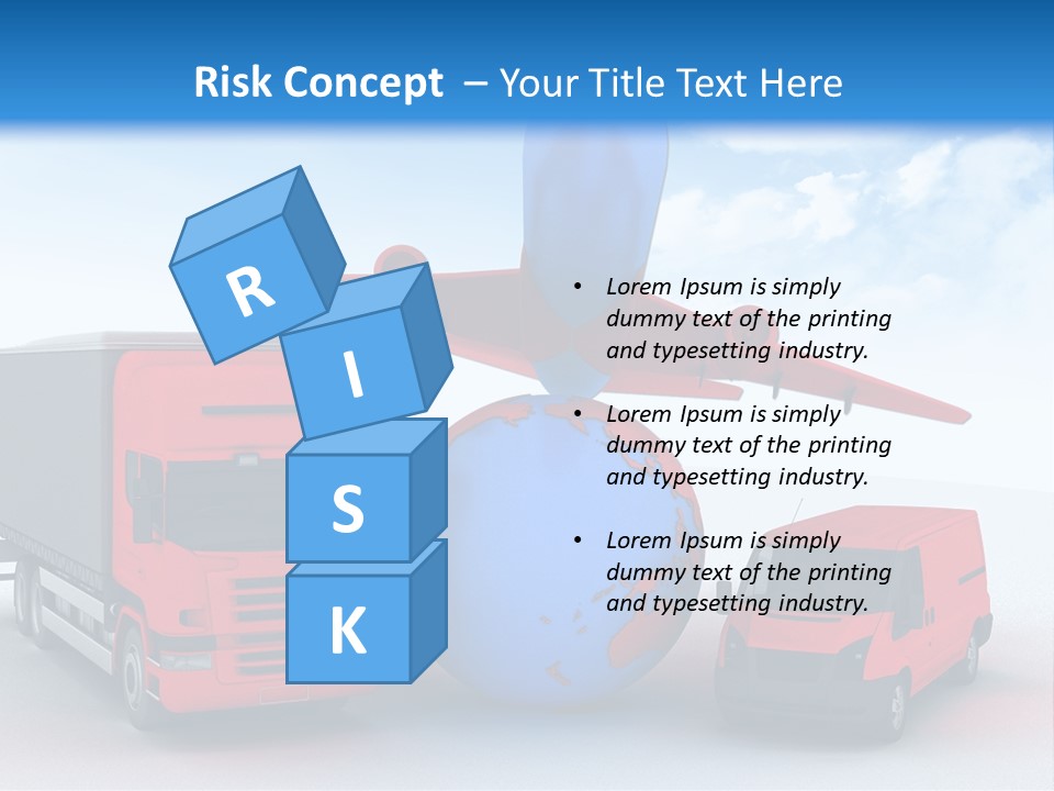 Shipping Transportation Global PowerPoint Template