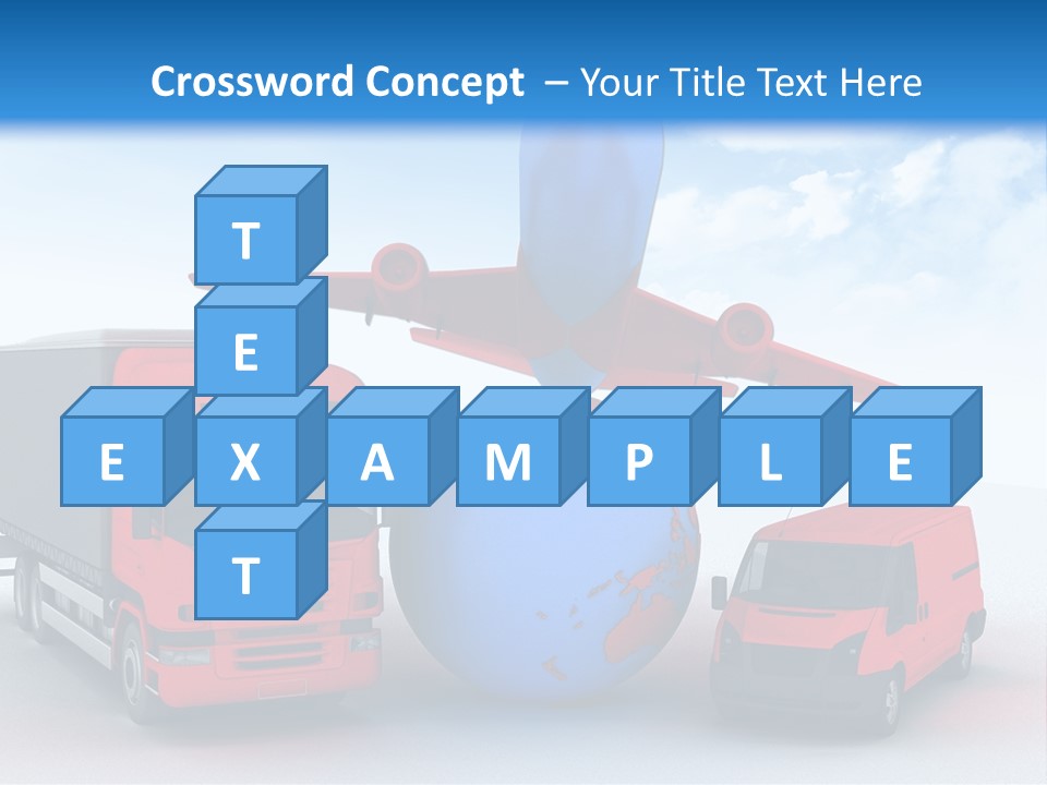 Shipping Transportation Global PowerPoint Template