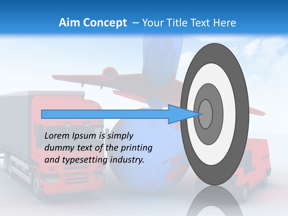 Shipping Transportation Global PowerPoint Template