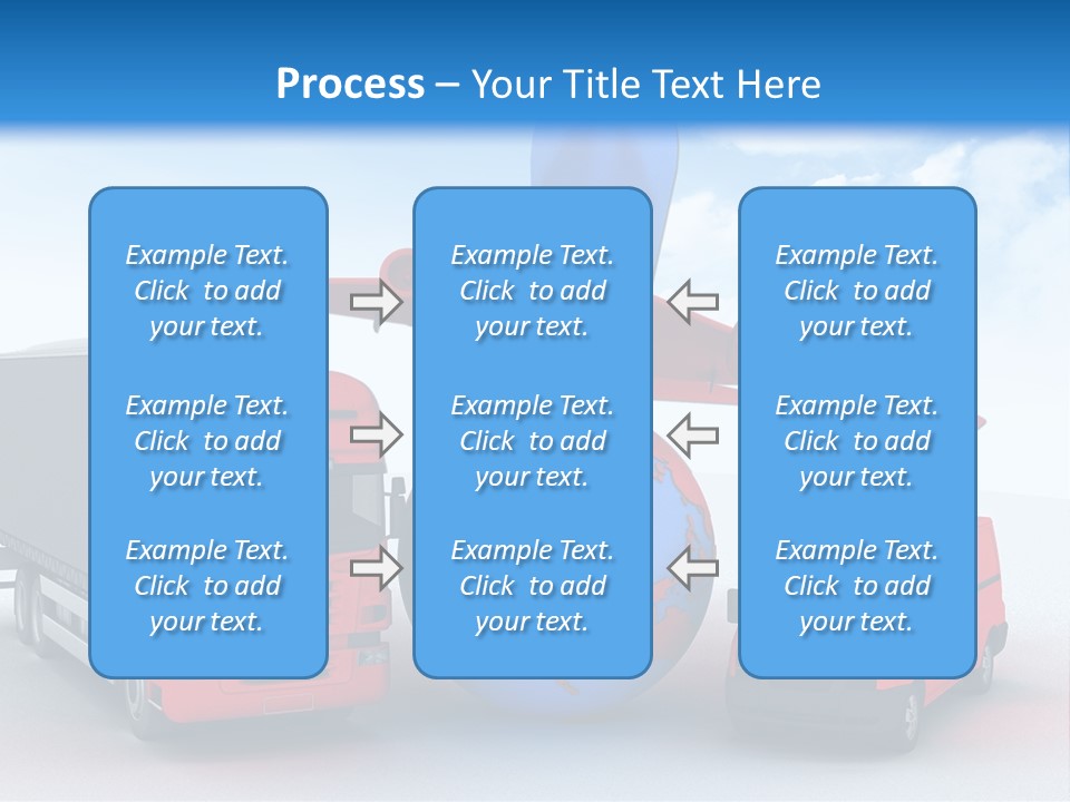 Shipping Transportation Global PowerPoint Template