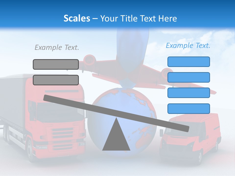 Shipping Transportation Global PowerPoint Template