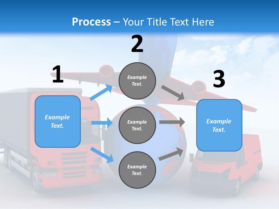 Shipping Transportation Global PowerPoint Template