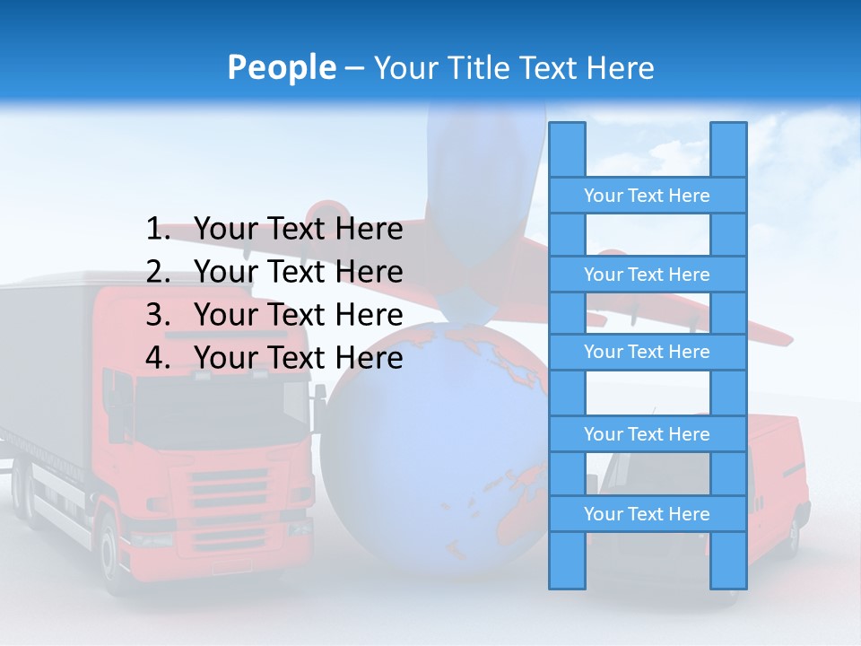 Shipping Transportation Global PowerPoint Template