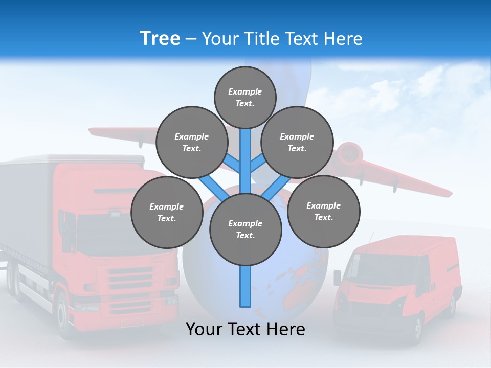 Shipping Transportation Global PowerPoint Template